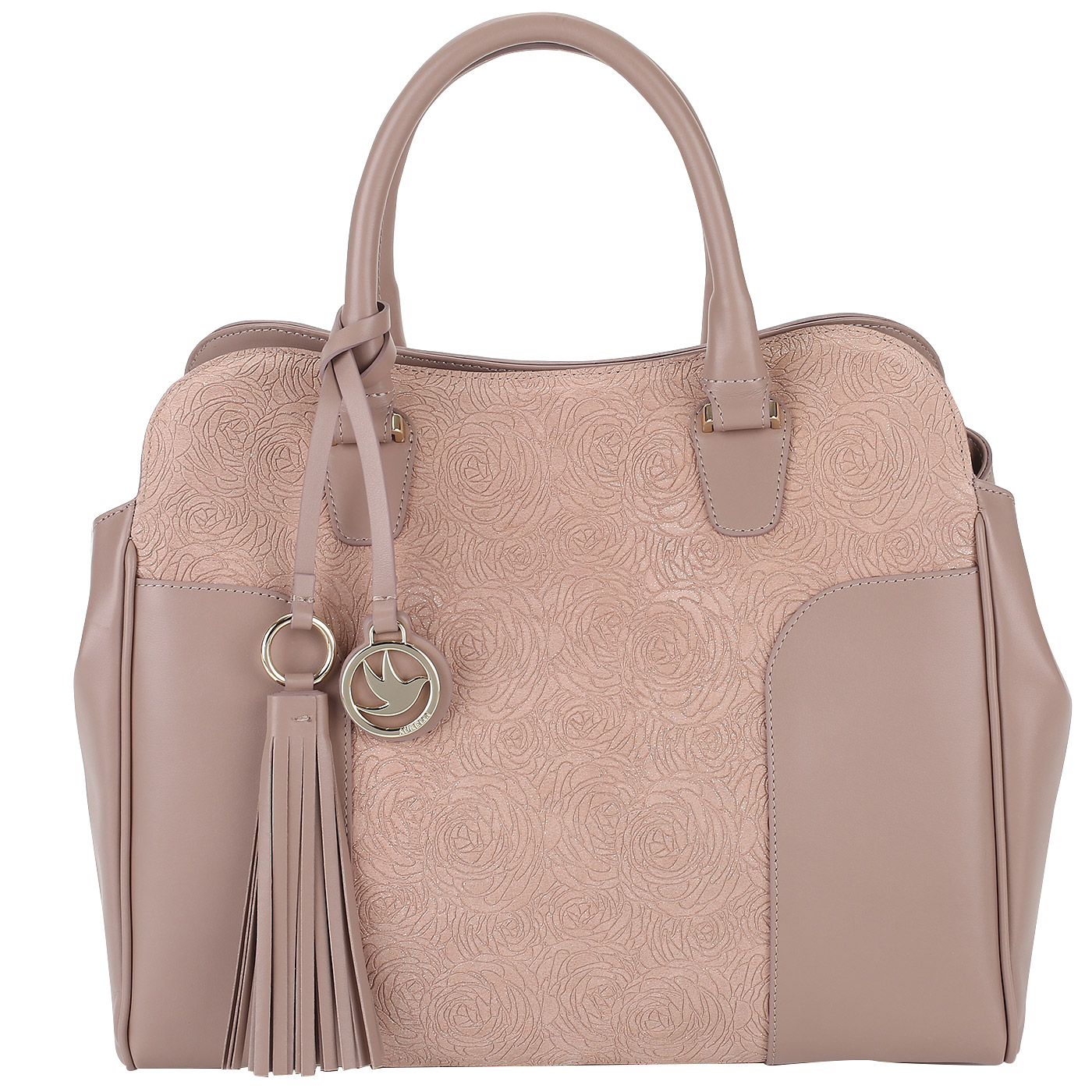 Aurelli Сумка из темно-розовой кожи