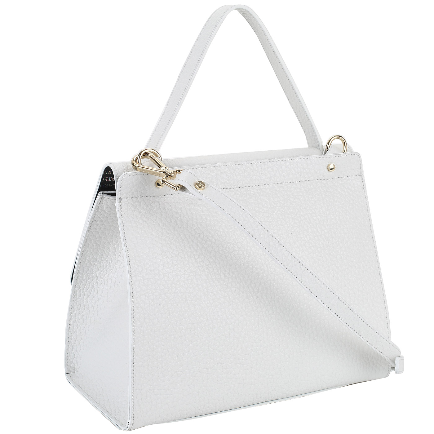 Кожаная сумка с плечевым ремешком Carlo Salvatelli Cervino