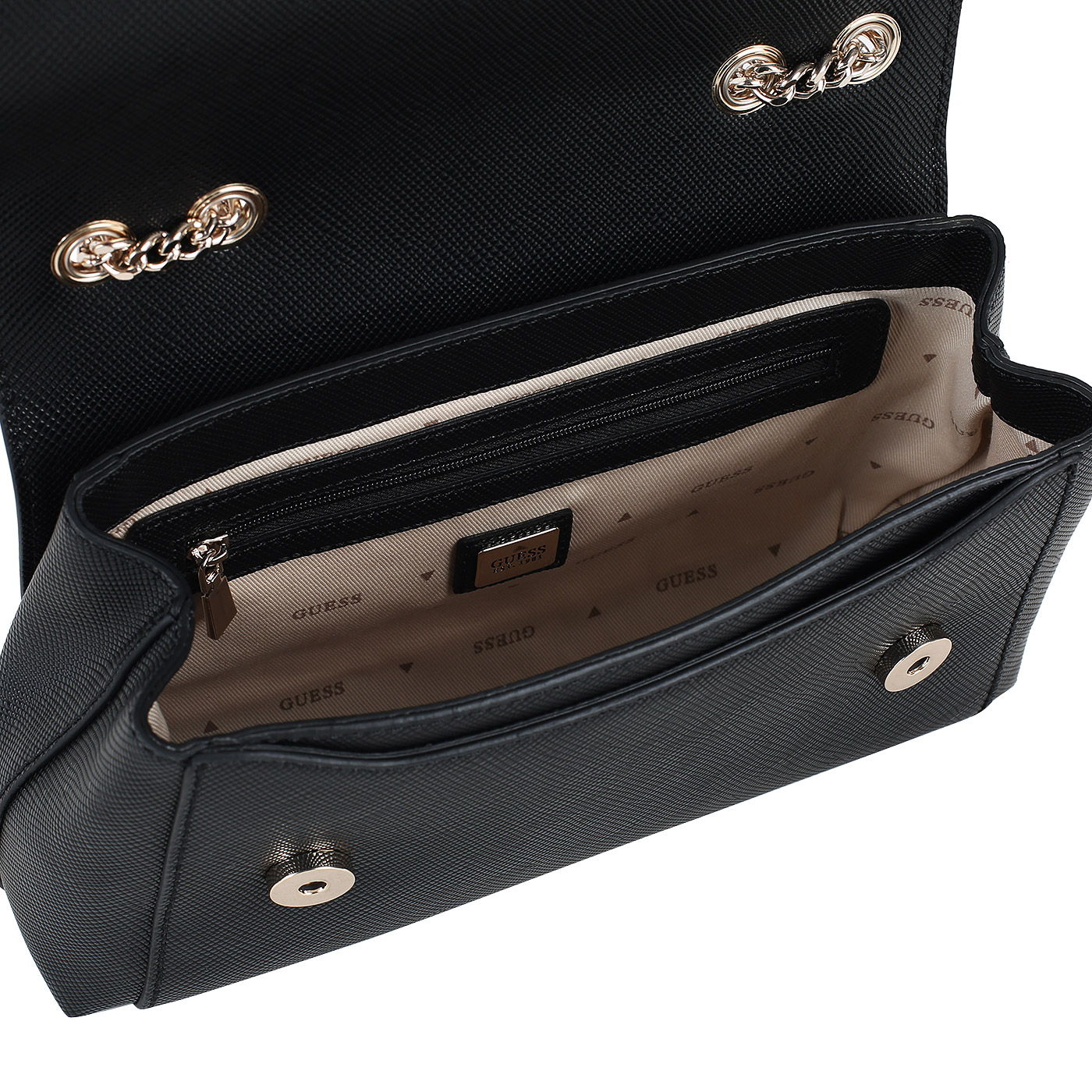 Сумка с ручками-цепочками Guess Levante