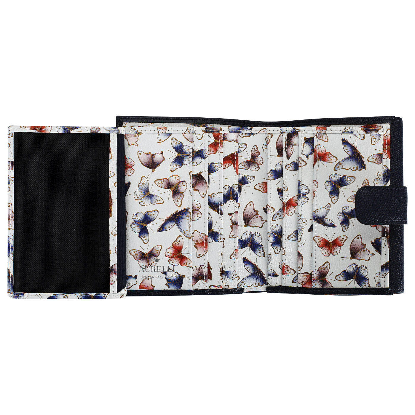 Складное кожаное портмоне Aurelli Alma fantasia