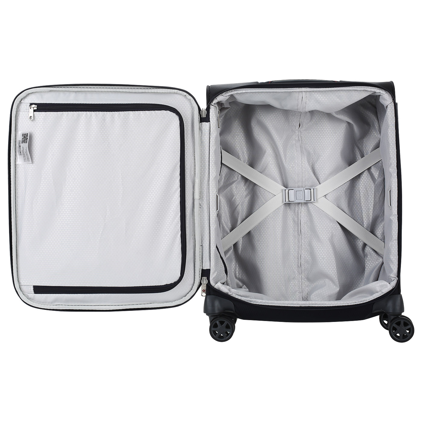 Чемодан для ручной клади тканевый с кодовым замком Samsonite Dynamore