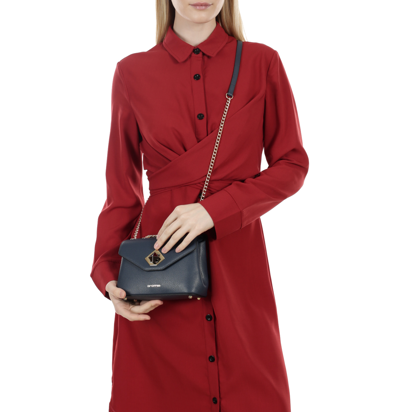 Сумка через плечо с цепочкой Cromia Mina