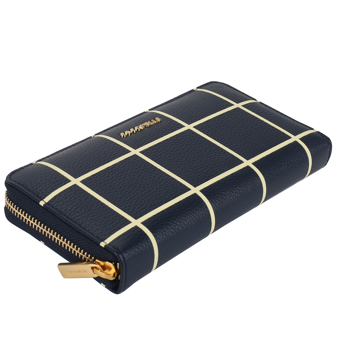 Клетчатый кошелек Coccinelle Metallic Ribbon print