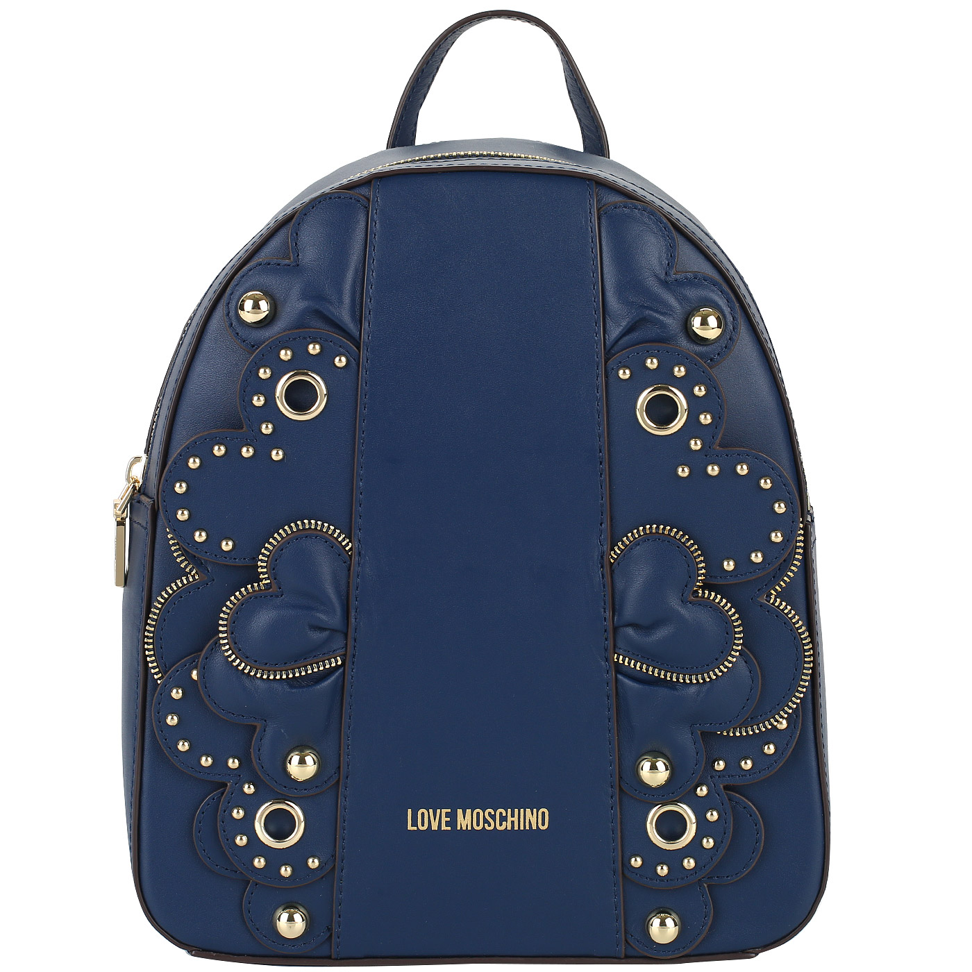 Love Moschino Женский кожаный рюкзак с декором