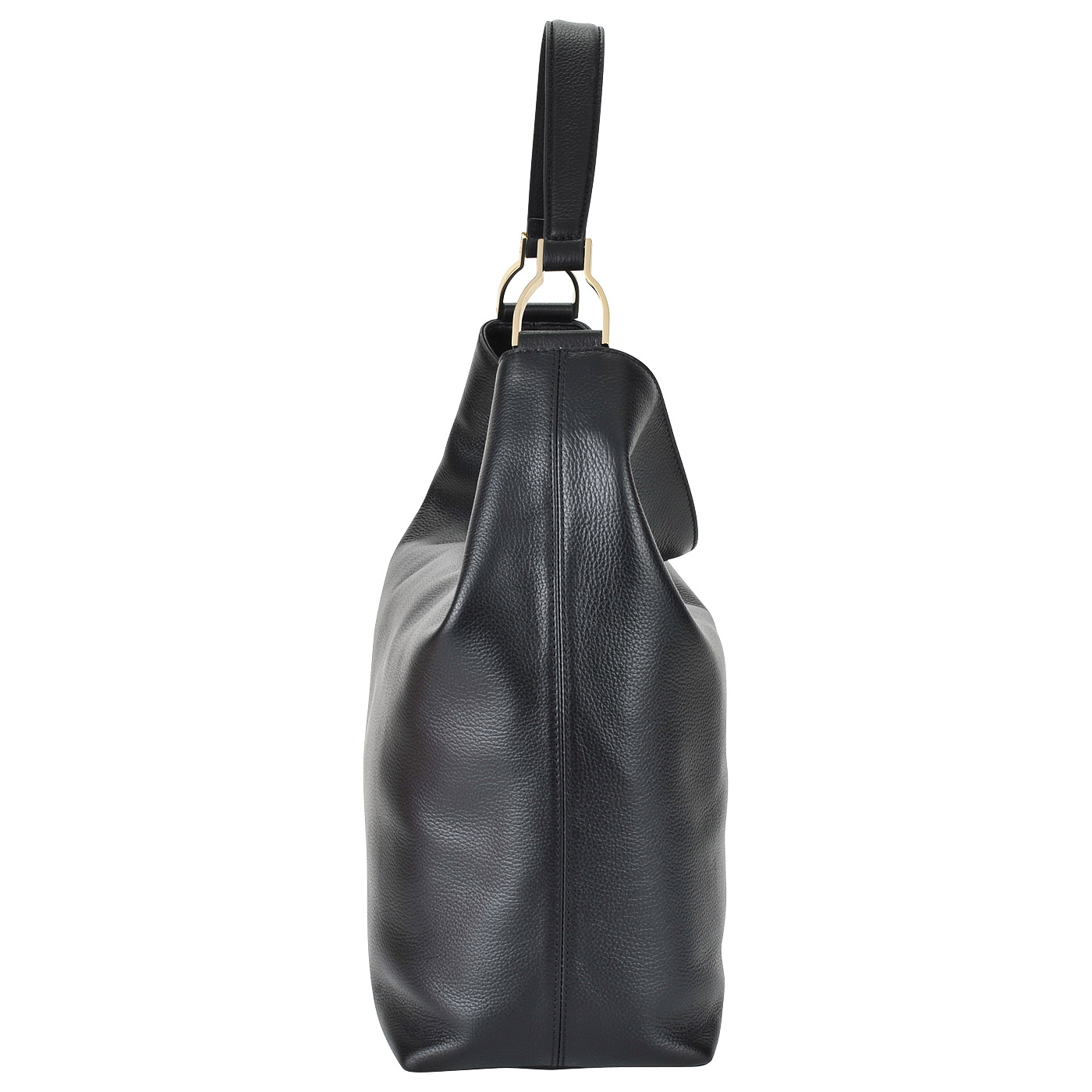 Вместительная кожаная сумка с плечевым ремешком Coccinelle Keyla
