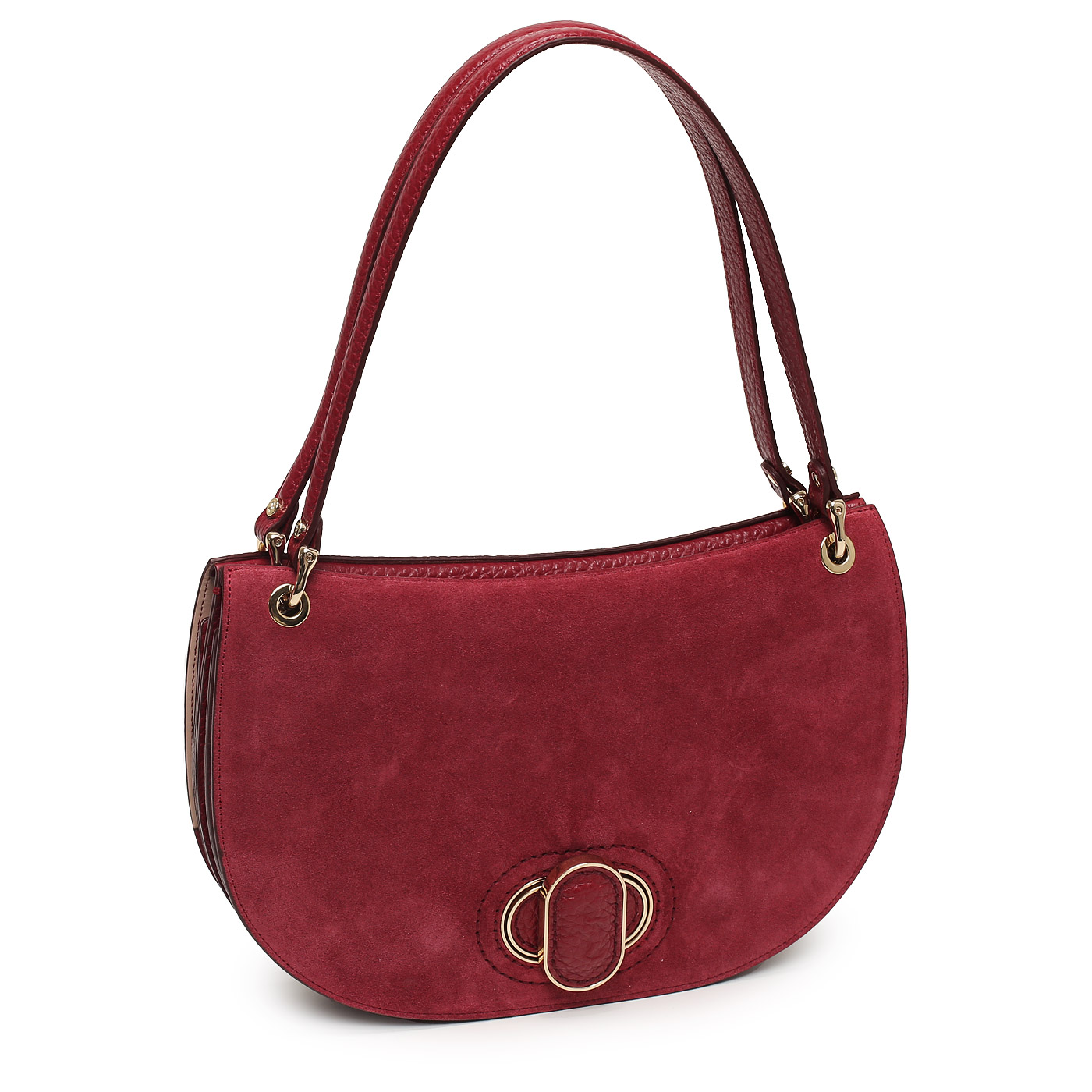 Кожаная сумка Carlo Salvatelli Madeleine camoscio