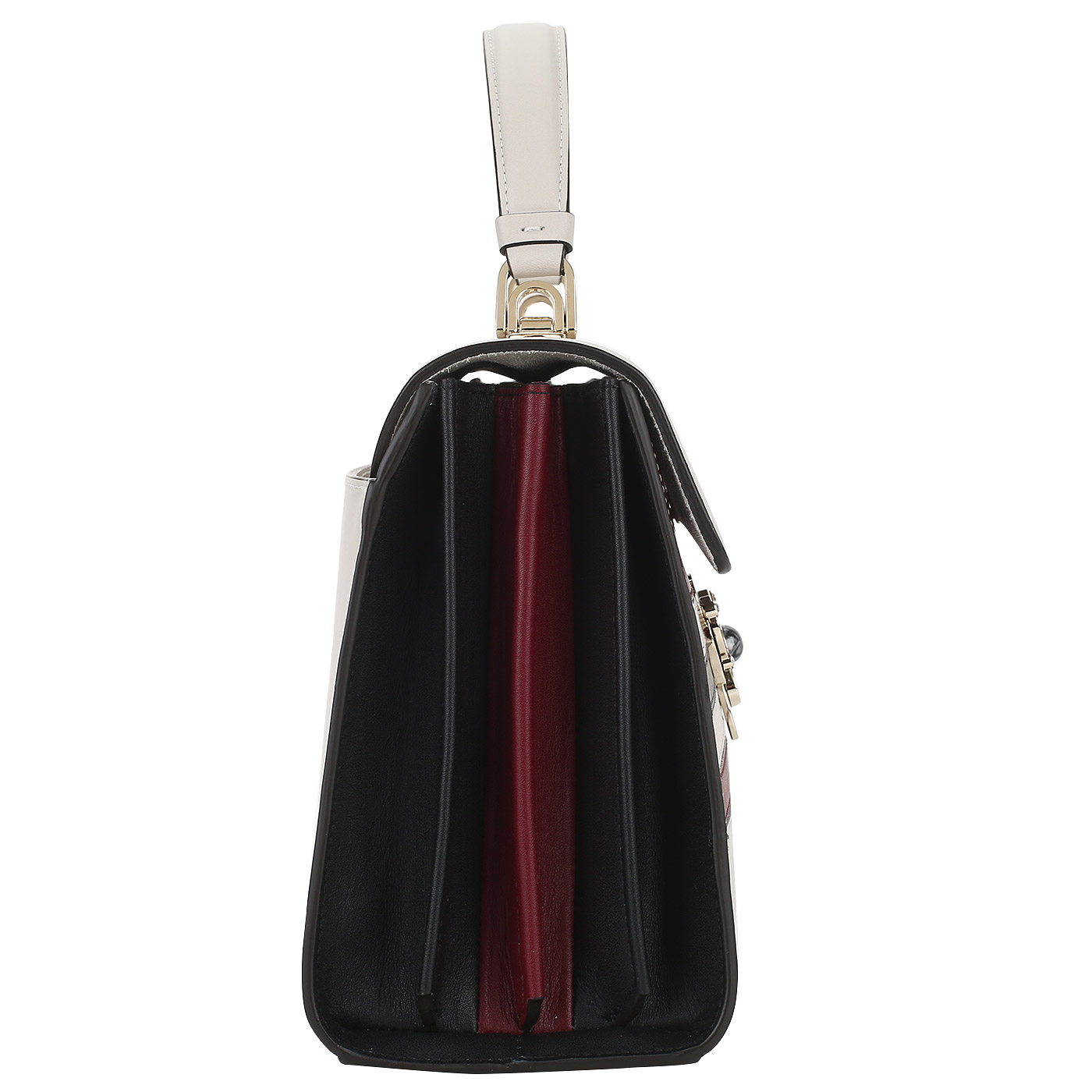 Сумка-сэтчел из гладкой кожи Furla Mughetto