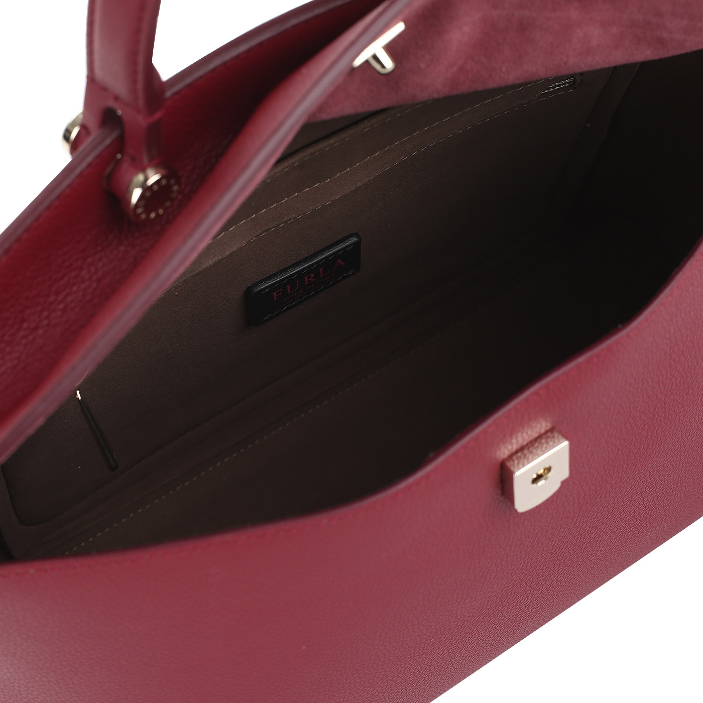 Сумка цвета вишни Furla My Piper