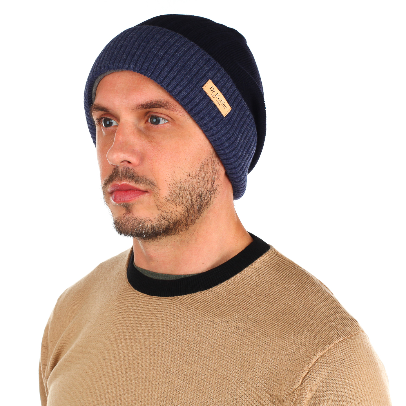 Синяя шапка Dr. Koffer 
