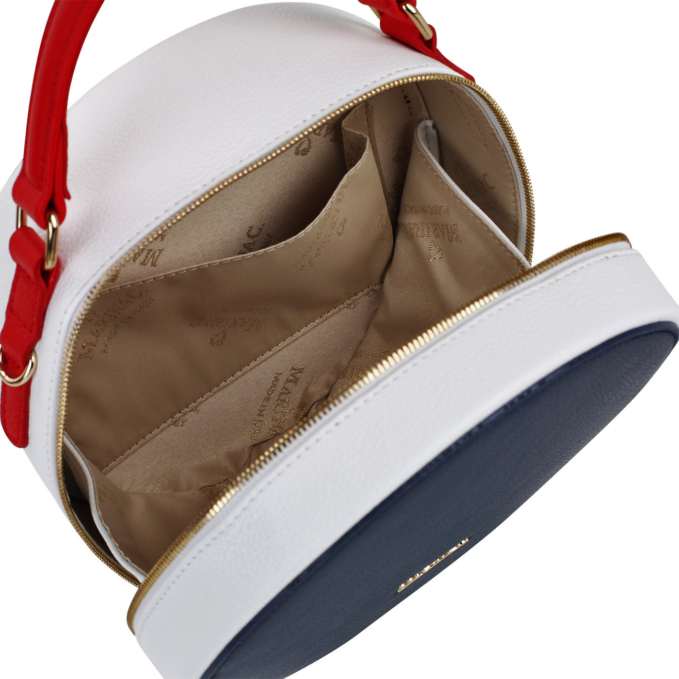 Круглая сумка с плечевым ремешком Marina Creazioni 