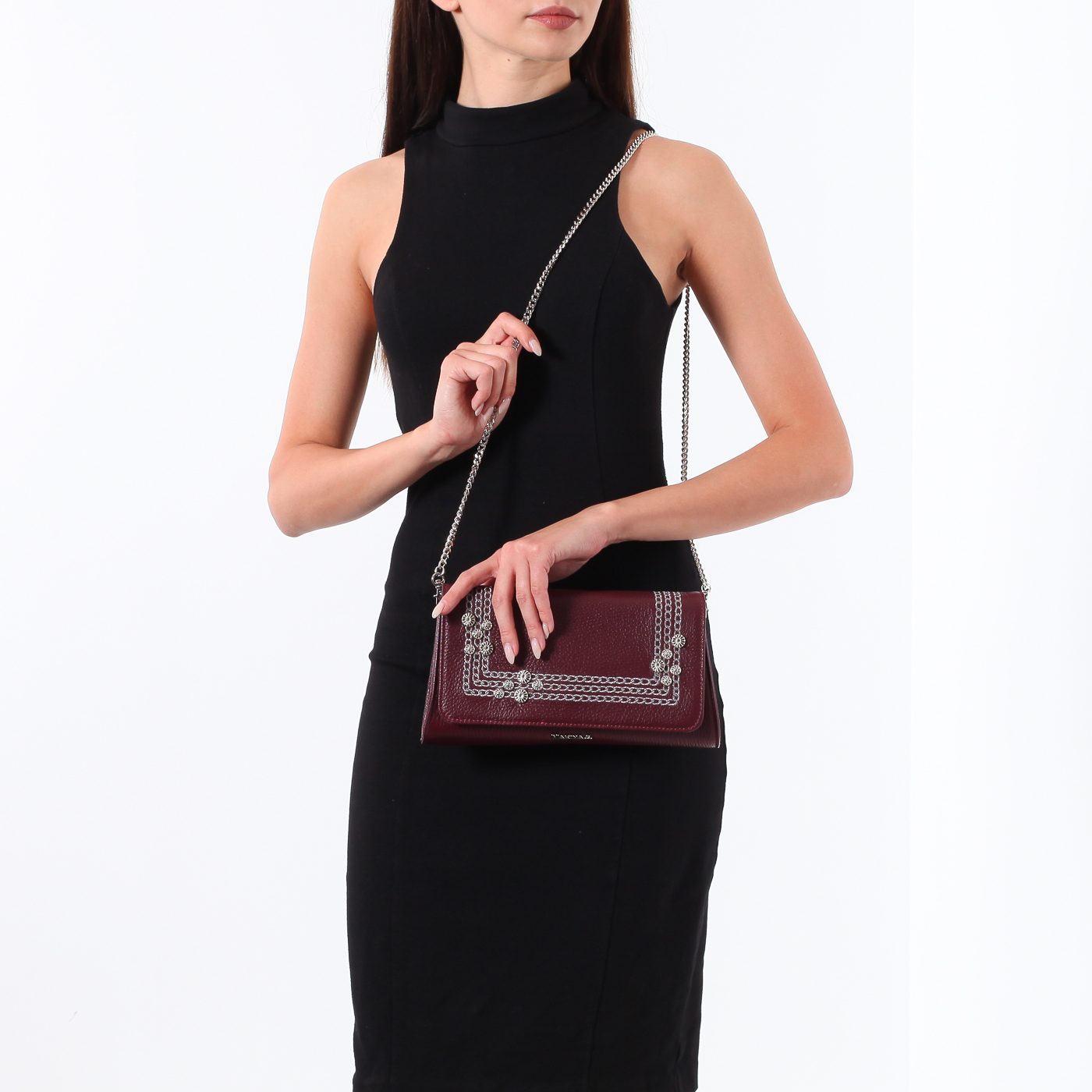 Сумочка через плечо с цепочкой Marina Creazioni 