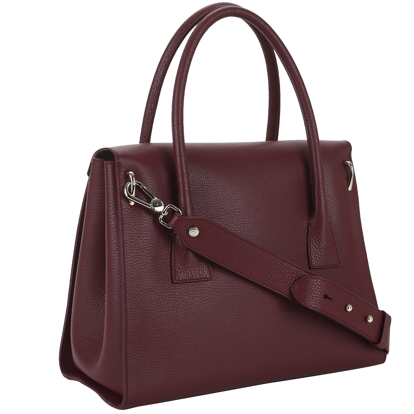 Кожаная сумка с откидным клапаном Gironacci 