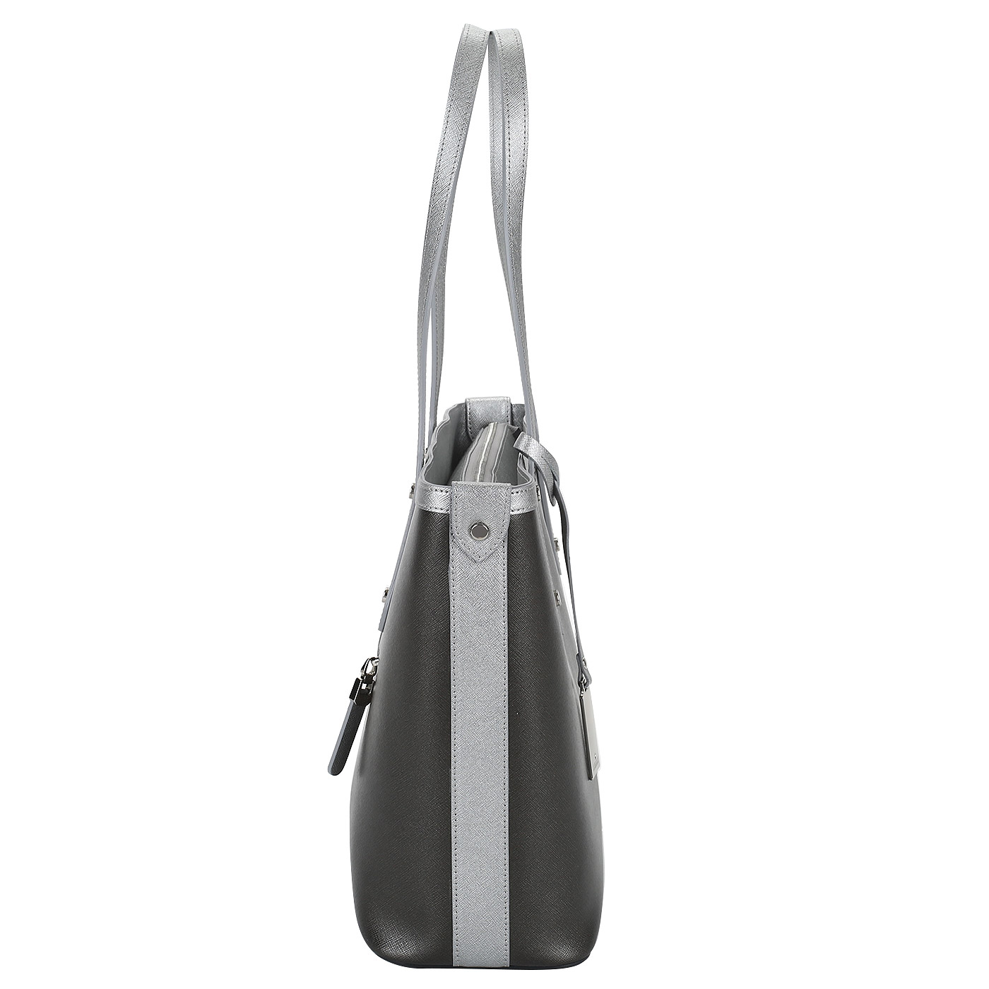 Сафьяновая сумка с брелоком Aurelli 